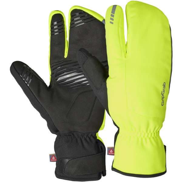GripGrab Nordic 2 tuulekindlad homaari kindad | Kollane Hi-Vis
