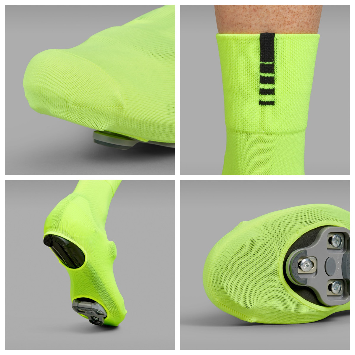 GripGrab Primavera Knitted Spring - Autumn Road kingakatted | Kollane Hi-Vis