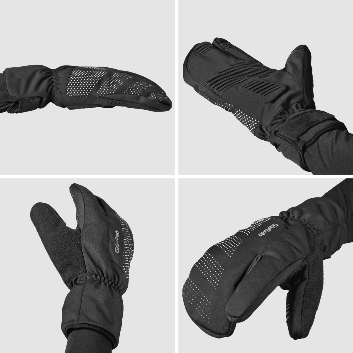 GripGrab Ride tuulekindel sügava talve homaari kindad | Mustad