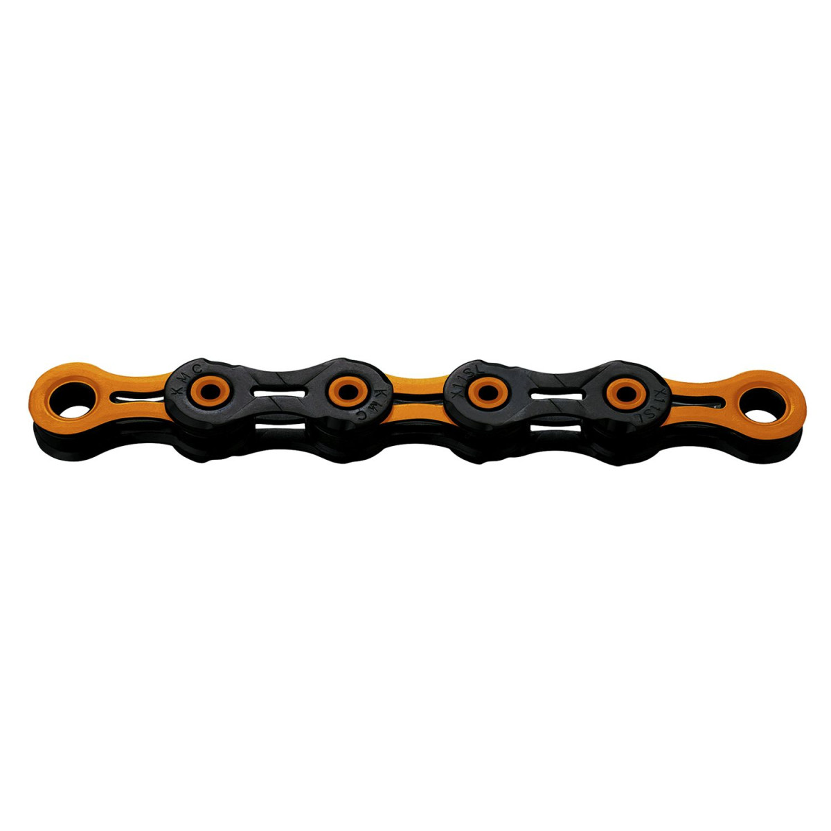 KMC DLC11 Waxed kett | 11-speed | Black - Orange