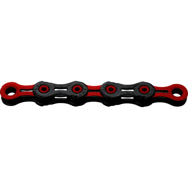 KMC DLC11 Waxed kett | 11-speed | Black - Red