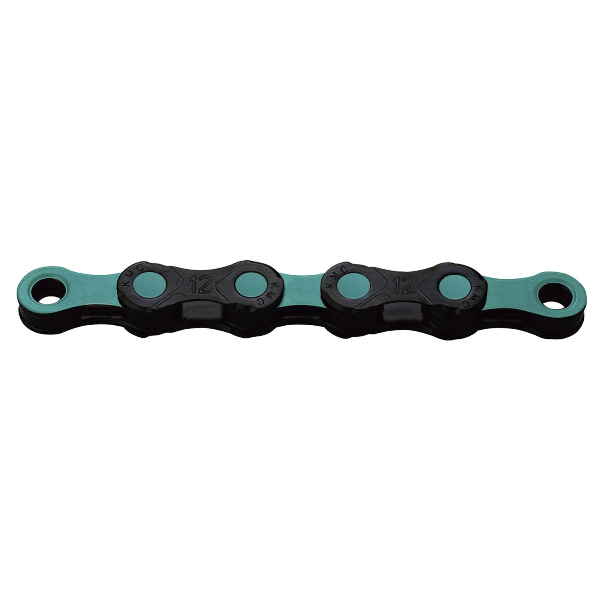 KMC X12 DLC kett | 12-speed | Black - Celeste