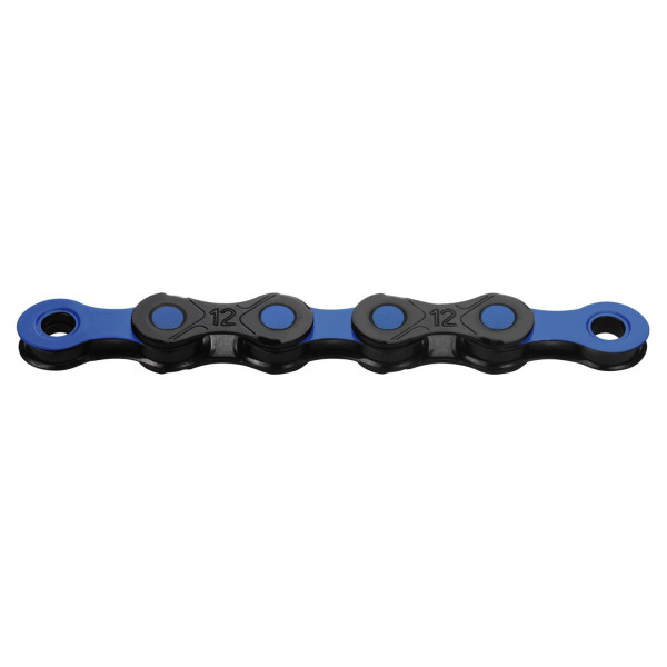 KMC DLC12 Waxed kett | 12-speed | Black - Blue