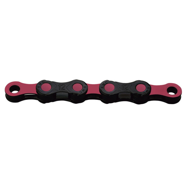 KMC DLC12 Waxed kett | 12-speed | Black - Pink