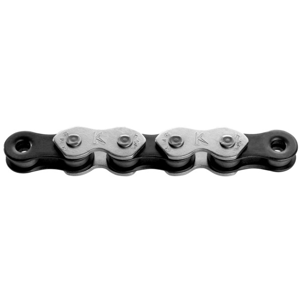 KMC K1 Wide kett | 1-speed | hõbedane - must 