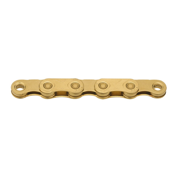 KMC X Flat Ti-N Waxed kett | 12/13-speed | Gold KMC X Flat Ti-N Waxed kett | 12/13-speed | Gold