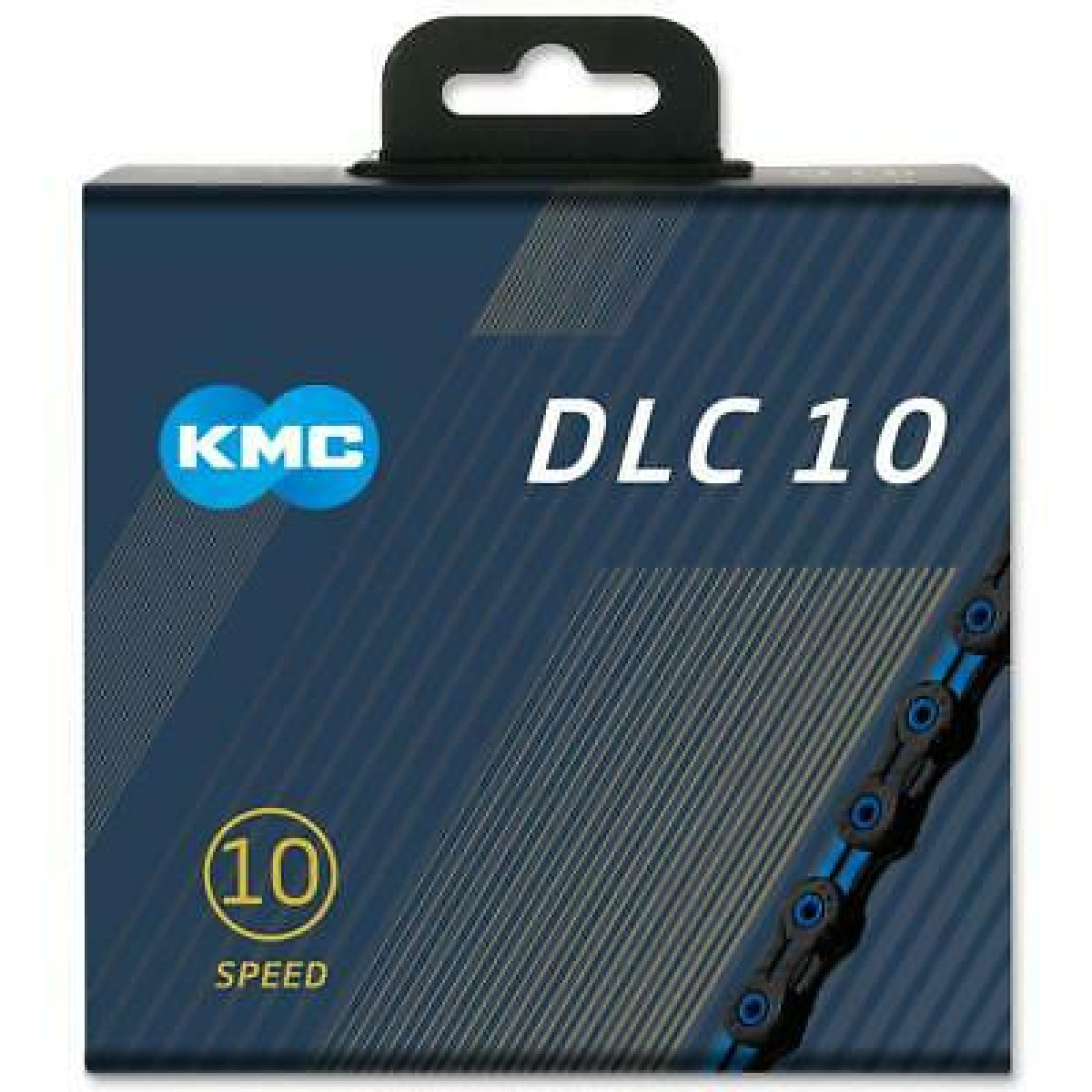 KMC DLC10 kett | 10-speed | Must - Sinine 