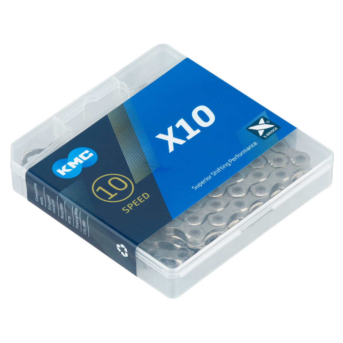 KMC X10 Chain | 10-speed | Grey 