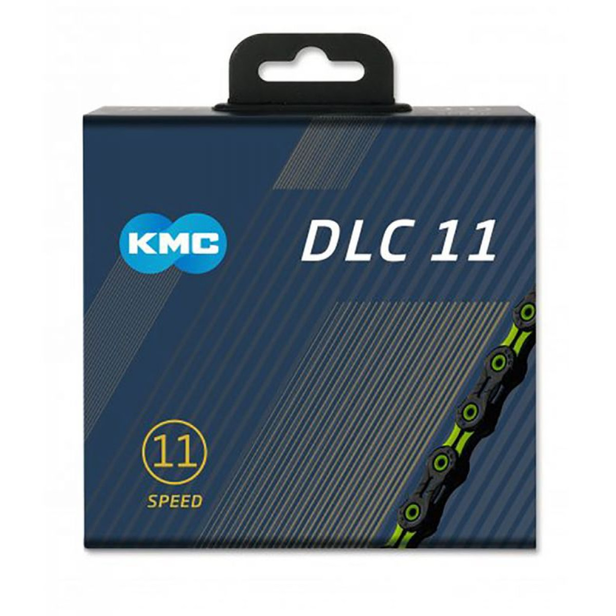 KMC DLC11 kett | 11-speed | Must - roheline