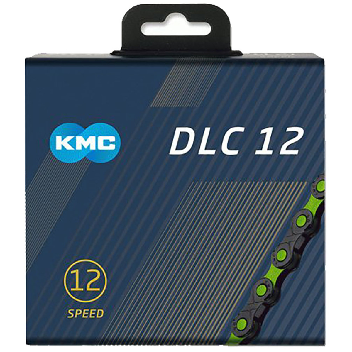 KMC X12 DLC kett | 12-speed | Must-roheline