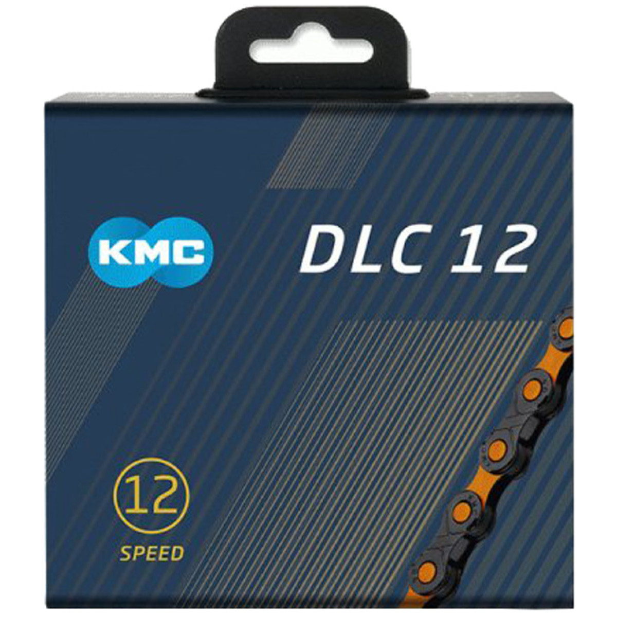 KMC X12 DLC Chain | 12-speed | Black-Orange