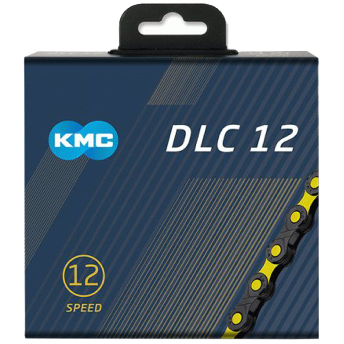 KMC X12 DLC Chain | 12-speed | Black-Yellow
