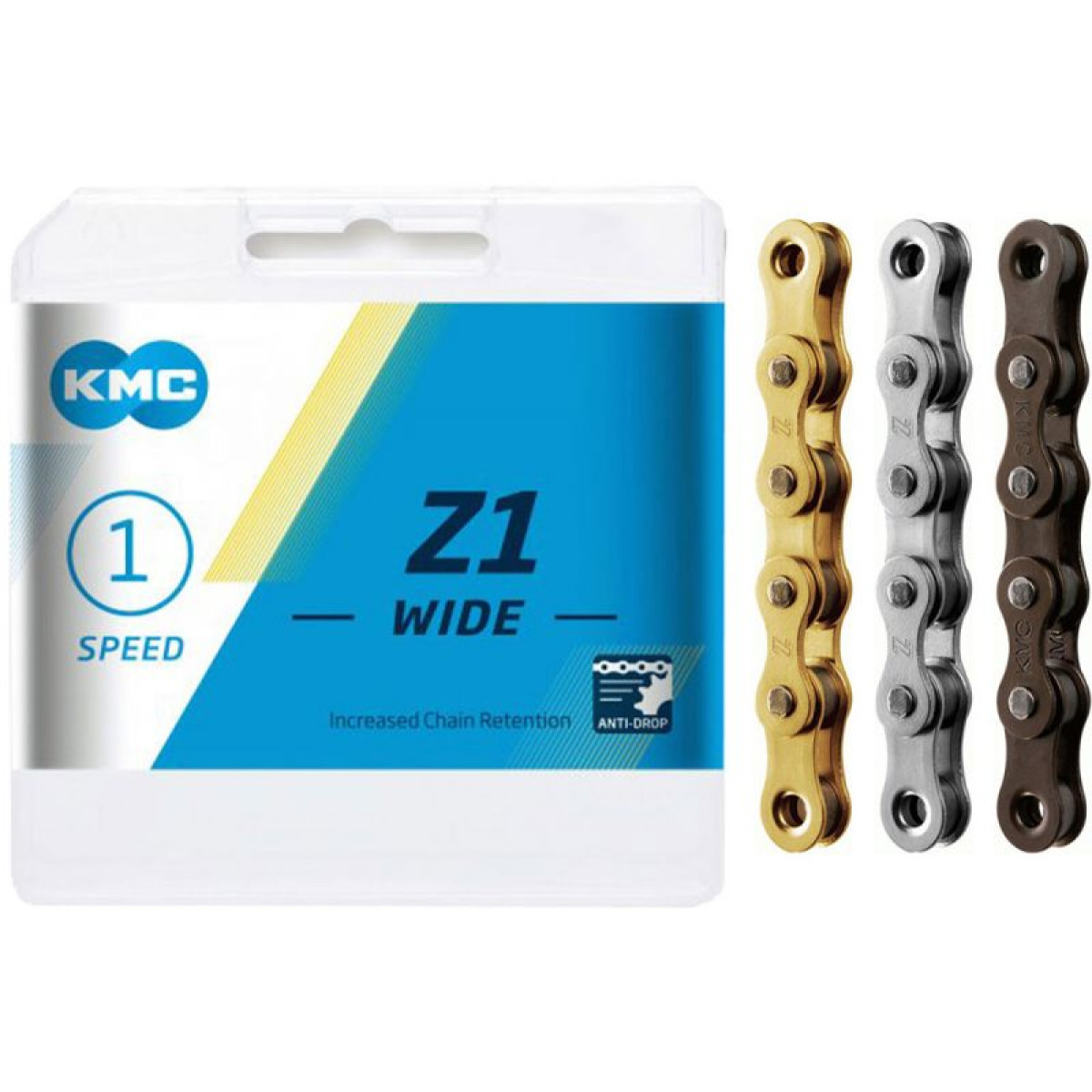 KMC Z1 Wide kett | 1-speed | Gold