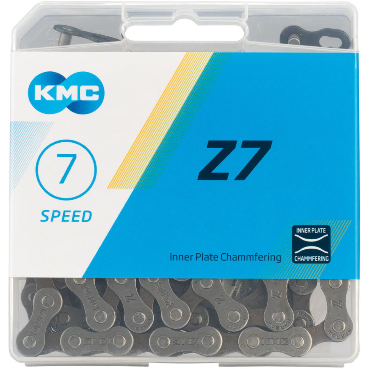 KMC Z7 ķēde | 6/7 ātrumi | Pelēka - brūna 