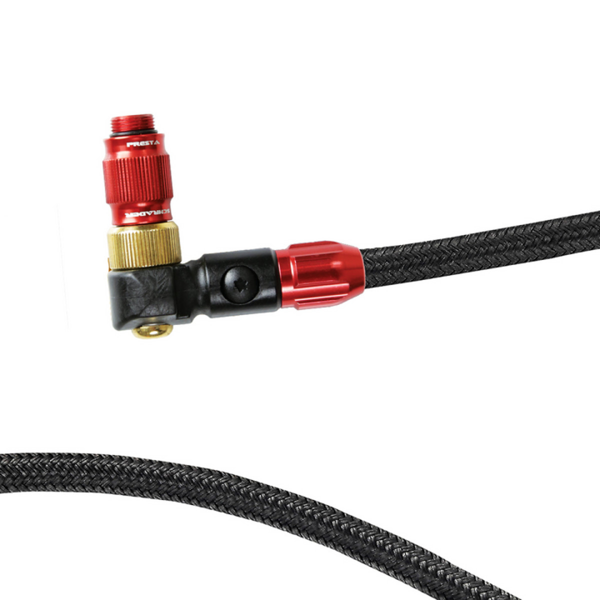 Lezyne ABS-1 Pro HV HV ieliktņa pītais vārsta vāciņš