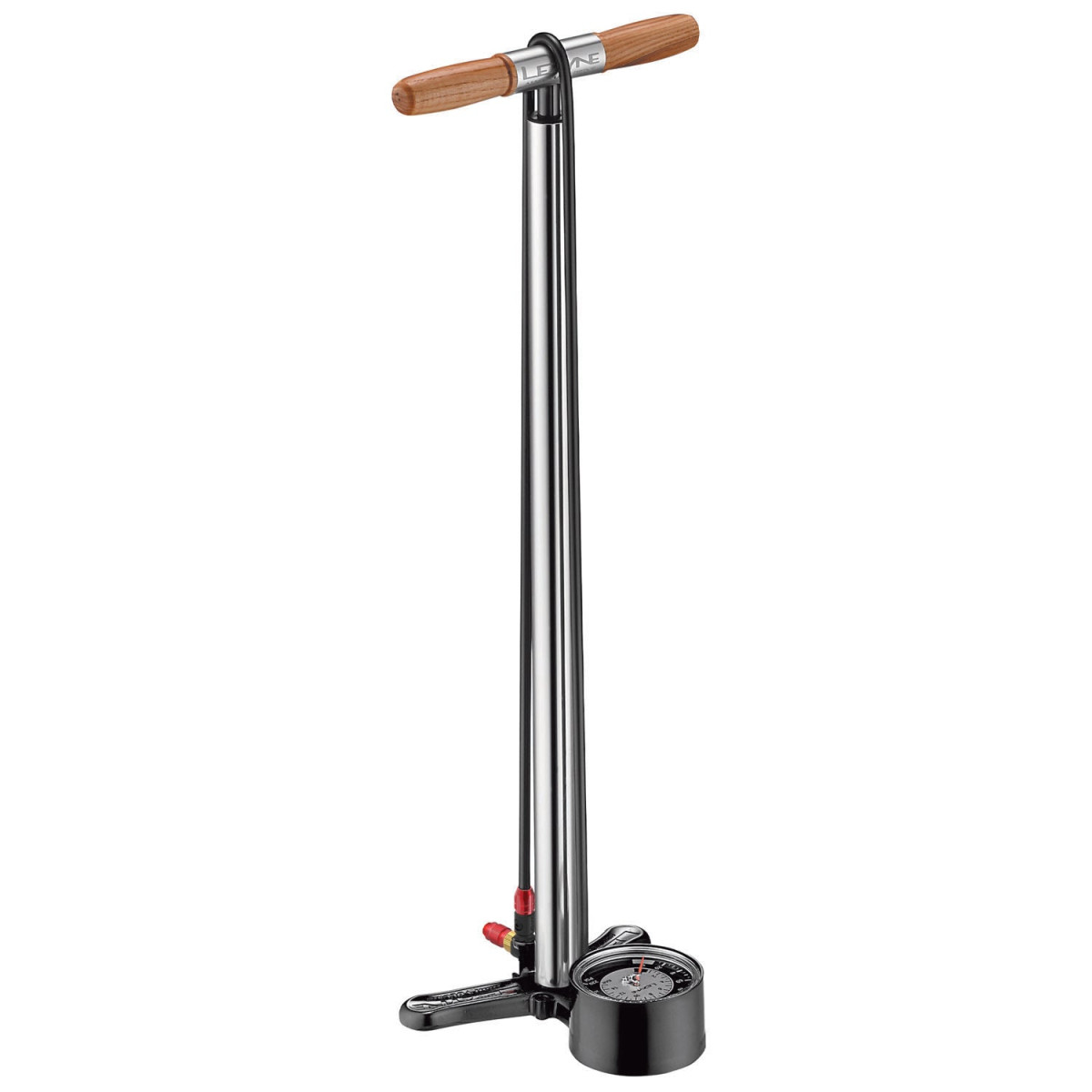 Lezyne Alloy Floor Drive 3.5 Tall põrandapump | Gloss Silver