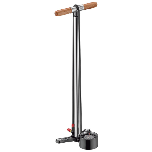 Lezyne Alloy Floor Drive 3.5 Tall põrandapump | Gloss Silver