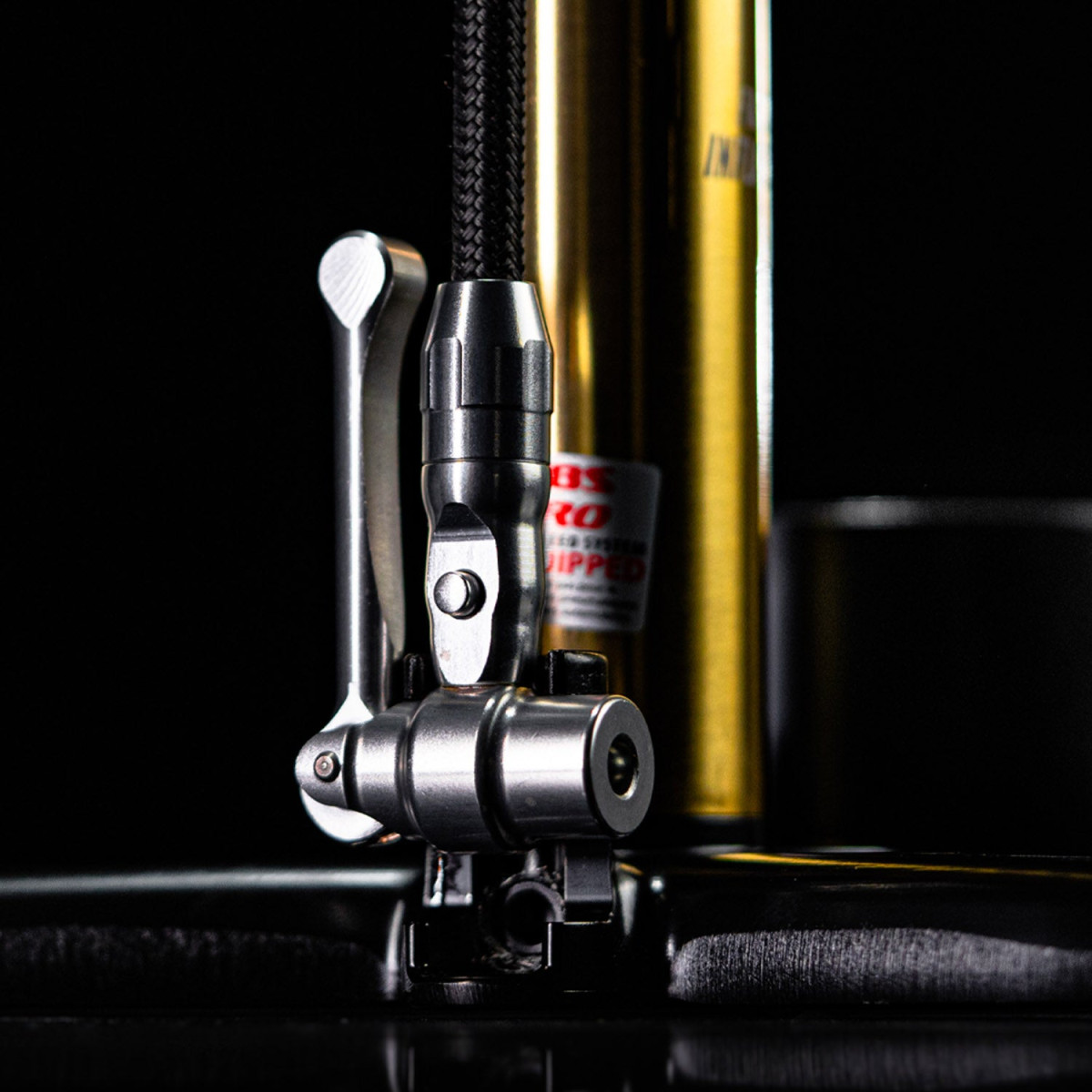Lezyne Alloy HV Digital Drive 3.5 Floor Pump | 18K Gold