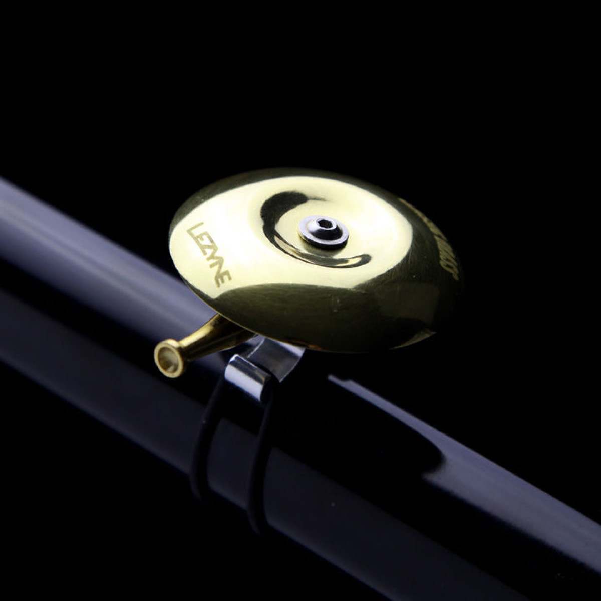 Lezyne Classic Shallow messingist jalgrattakell | Must - kuldne