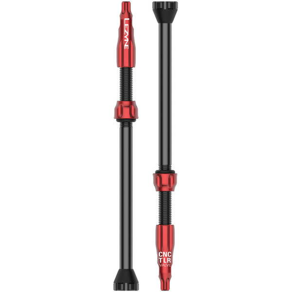 Lezyne CNC TLR ventiil 80 mm | Punane