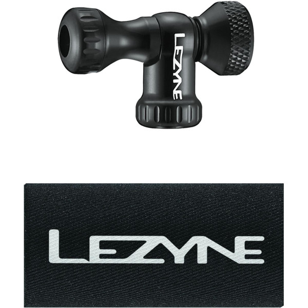 Lezyne Control Drive CO2 ventiilipea | Kiiltav must Lezyne Control Drive CO2 ventiilipea | Kiiltav must
