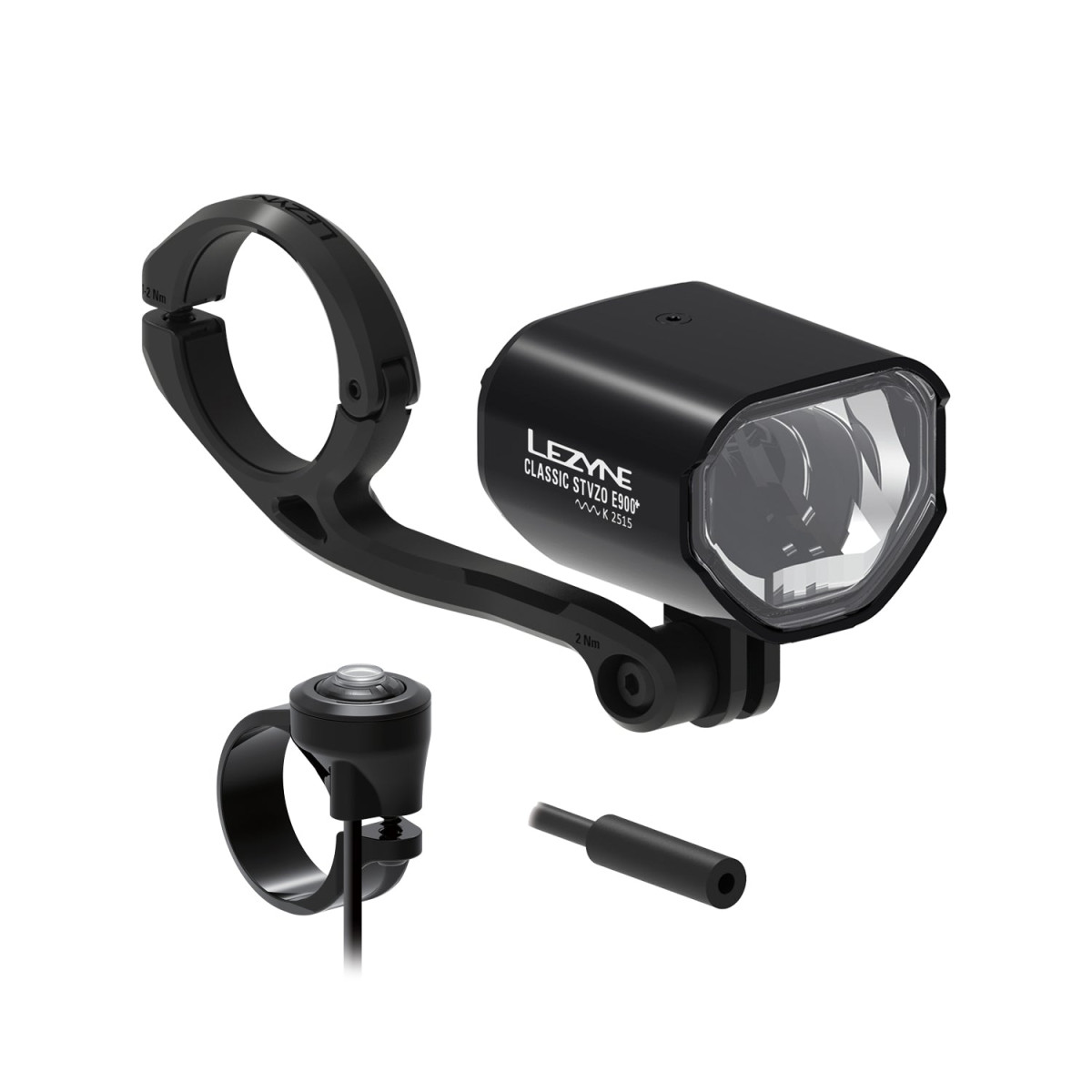 Lezyne E-Bike Classic StVZO E900+ priekšējais lukturis