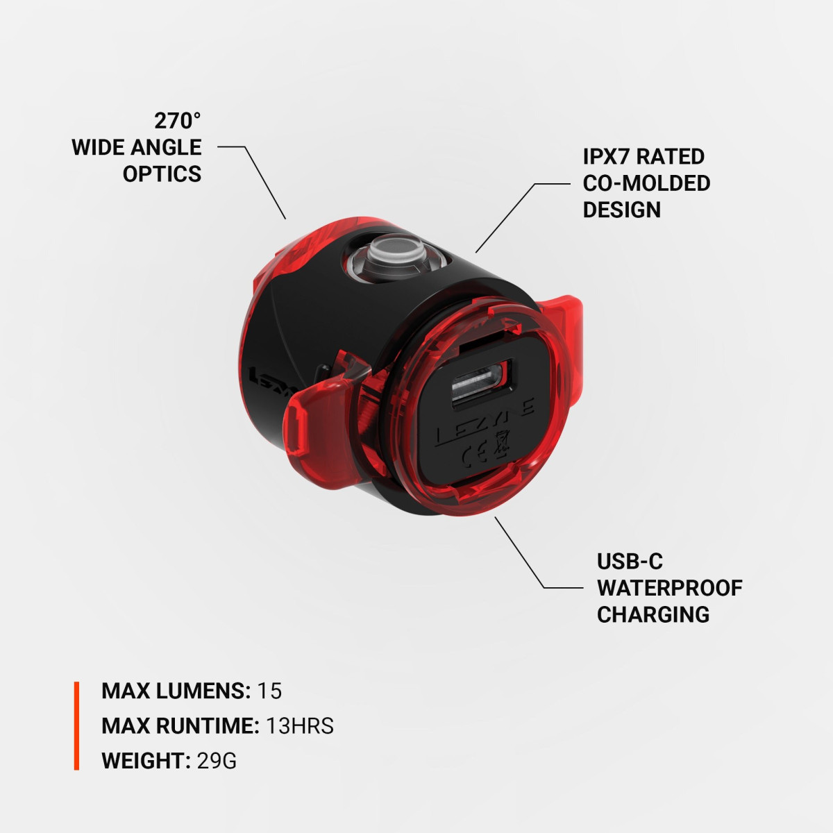 Lezyne Femto USB-C Drive jalgratta tagatulium