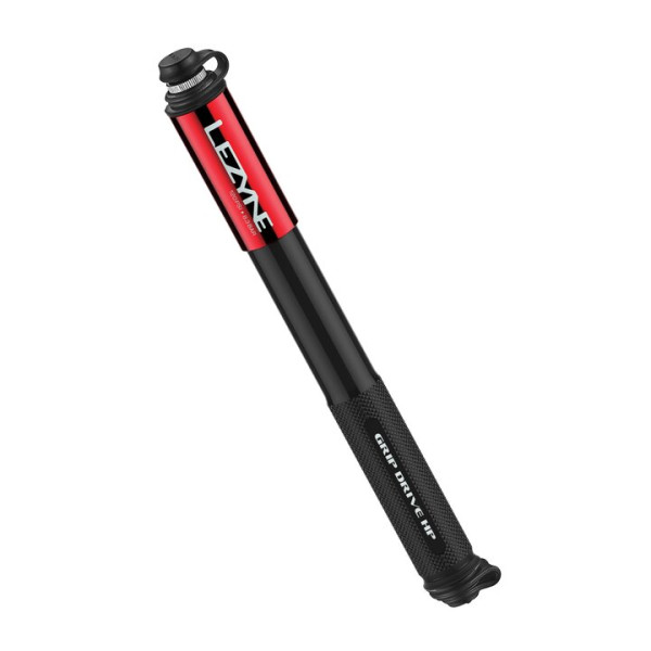 Lezyne Grip Drive HP keskmise suurusega käsipump | Punane