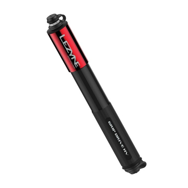 Lezyne Grip Drive HV Medium käsipump | Punane Lezyne Grip Drive HV Medium käsipump | Punane