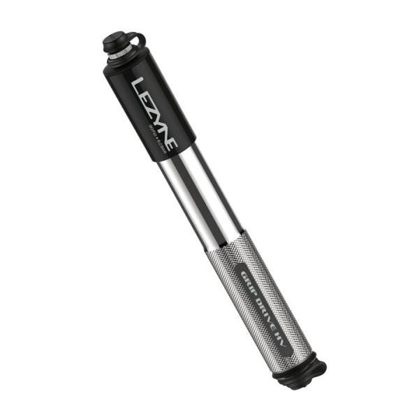 Lezyne Grip Drive HV Medium käsipump | Silver Lezyne Grip Drive HV Medium käsipump | Silver