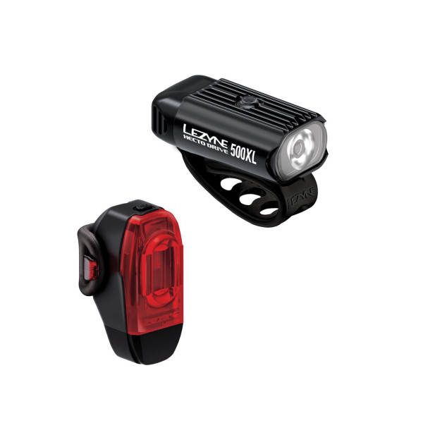 Lezyne Hecto Drive 500XL | KTV Drive+ velosipēdu lukturu komplekts