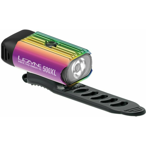 Lezyne Hecto Drive 500XL priekšējais lukturis | Neo Metallic Lezyne Hecto Drive 500XL priekšējais lukturis | Neo Metallic
