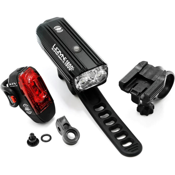 Lezyne LED paar Super Drive Smart 1800+ | KTV Pro Smart jalgrattatulede komplekt Lezyne LED paar Super Drive Smart 1800+ | KTV Pro Smart jalgrattatulede komplekt