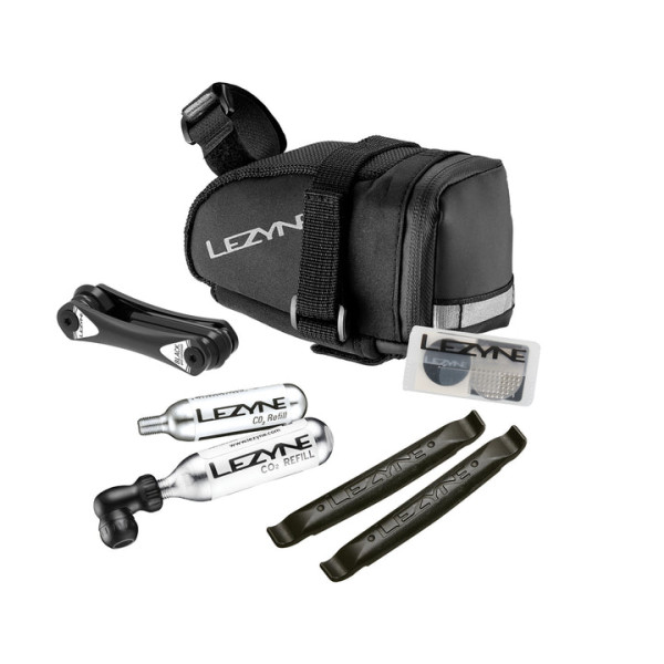 Lezyne M-Caddy CO2 komplekti sadulakott - must | 0,6 L