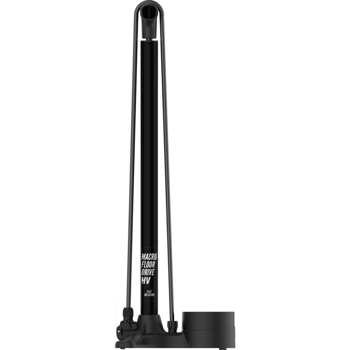 Lezyne Macro HV Floor Drive DV Floor Pump | Matt Black