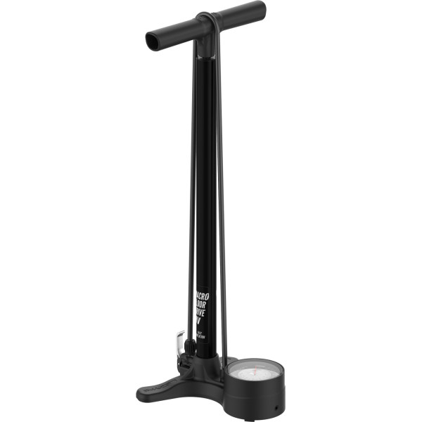 Lezyne Macro HV Floor Drive DV Floor Pump | Matt Black Lezyne Macro HV Floor Drive DV Floor Pump | Matt Black