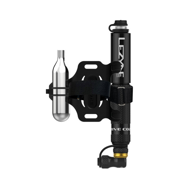 Lezyne Pocket Drive CO2 rokas pumpis | Black Lezyne Pocket Drive CO2 rokas pumpis | Black