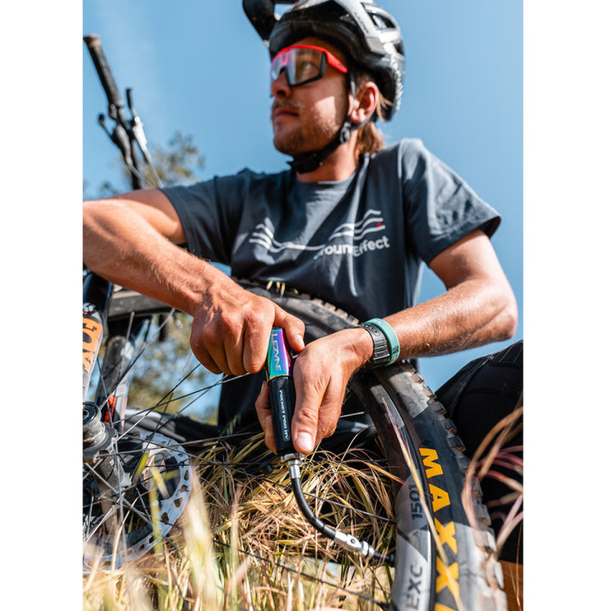 Lezyne Pocket Drive Pro HV käsipump | Neo Metallic