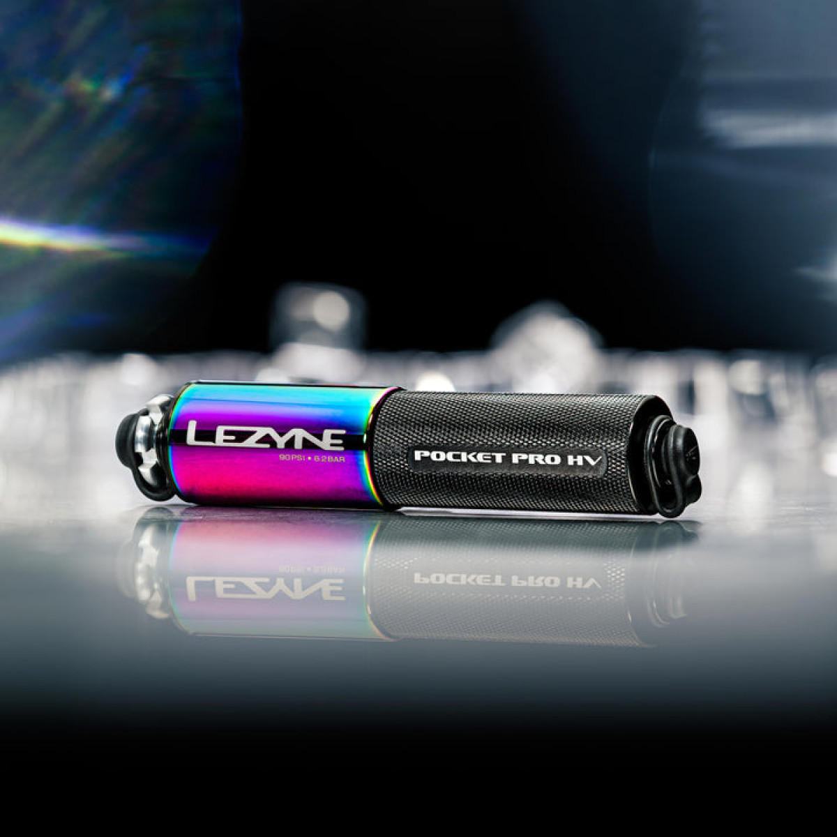 Lezyne Pocket Drive Pro HV käsipump | Neo Metallic