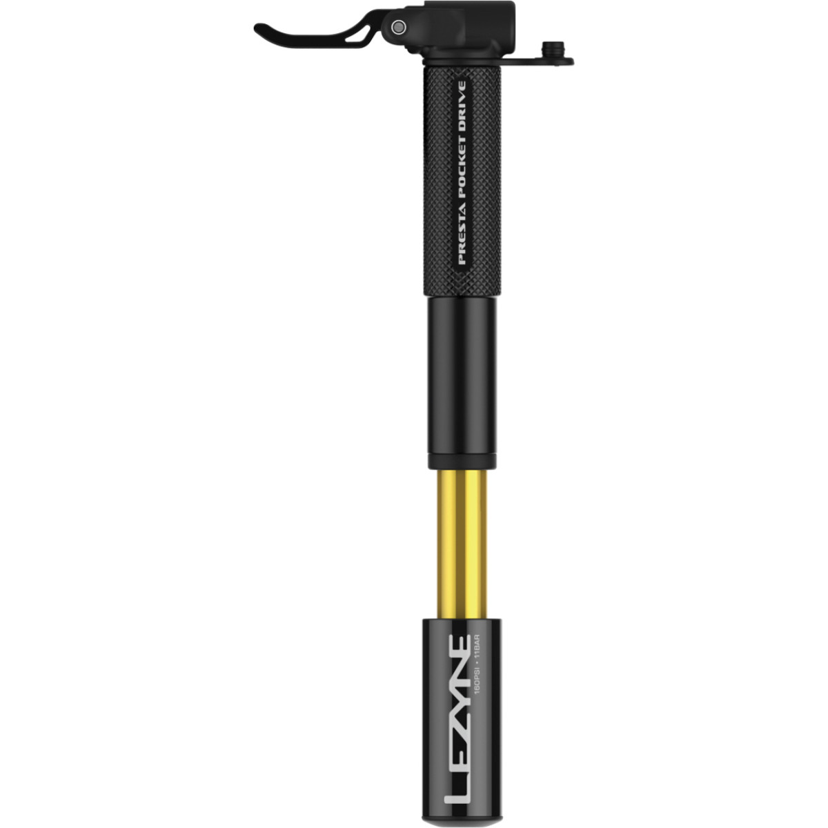 Lezyne Presta Pocket Drive rankinė pompa | Black