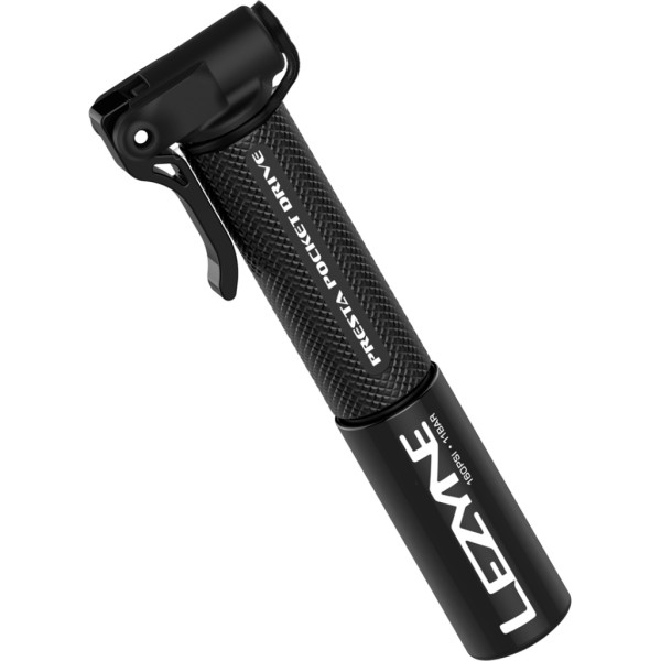 Lezyne Presta Pocket Drive käsipump | Black Lezyne Presta Pocket Drive käsipump | Black
