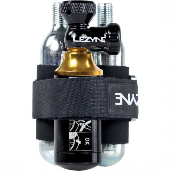 Lezyne Tubeless CO2 Blaster 2in1 pump koos padrunite ja remondikomplektiga Lezyne Tubeless CO2 Blaster 2in1 pump koos padrunite ja remondikomplektiga