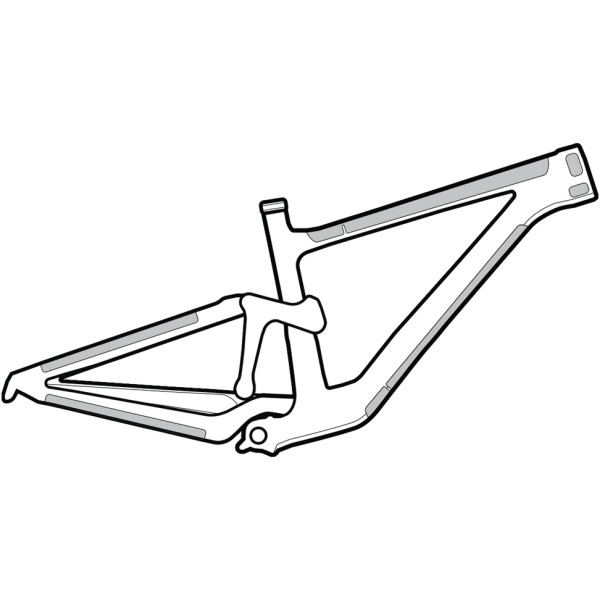 Lizard Skins läbipaistev raamikaitsekile | Frame Kit
