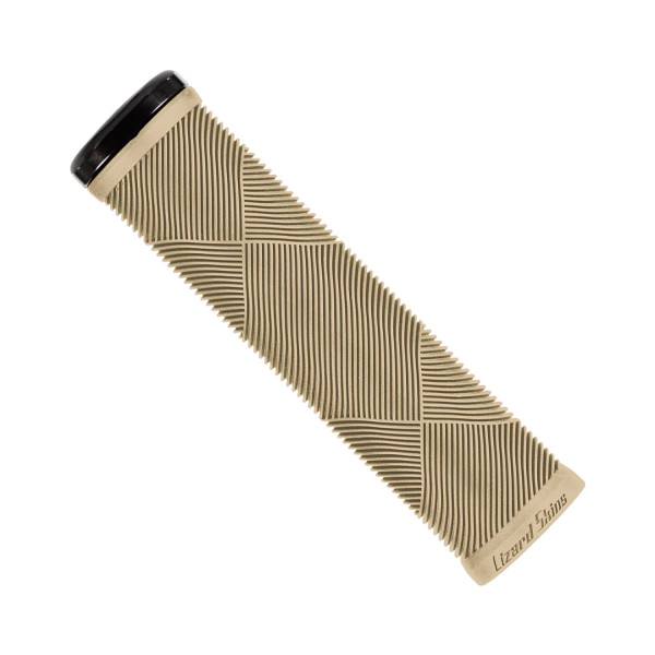 Lizard Skins Strata Single Clamp Lock-On lenksukäepid | Sand Tan
