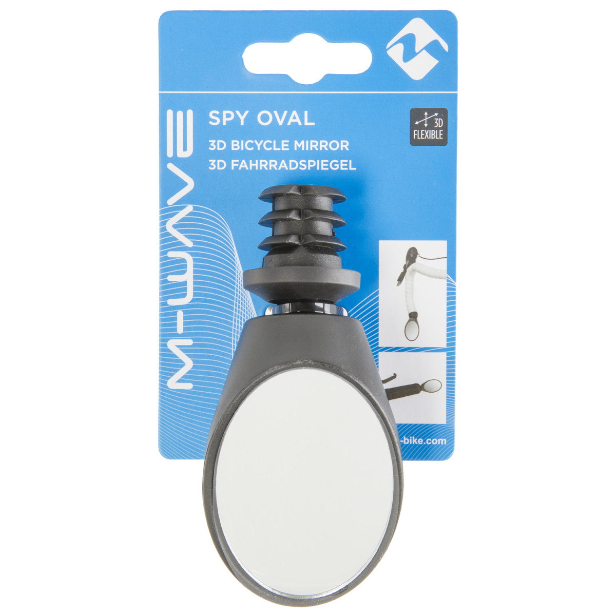 M-Wave Spy Ovaalne jalgrattapeegel