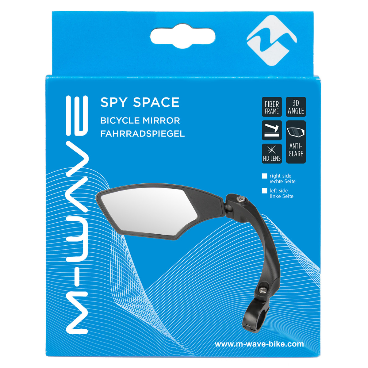M-Wave Spy Space jalgrattapeegel | Vasakpoolne