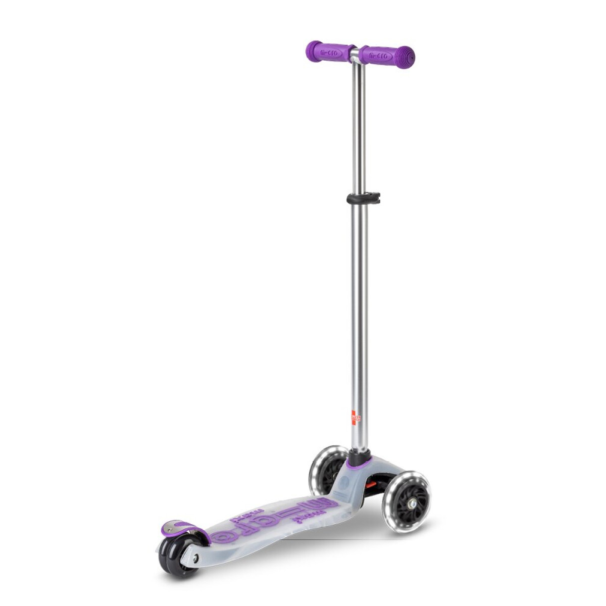 Maxi Micro Deluxe Flux LED tõukeratas | Lilla