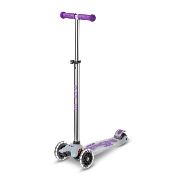 Maxi Micro Deluxe Flux LED tõukeratas | Lilla