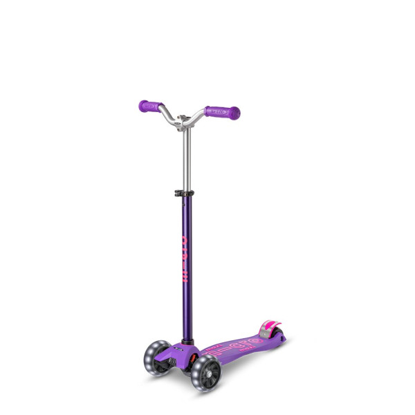 Maxi Micro Deluxe Pro LED tõukeratas | Lilla