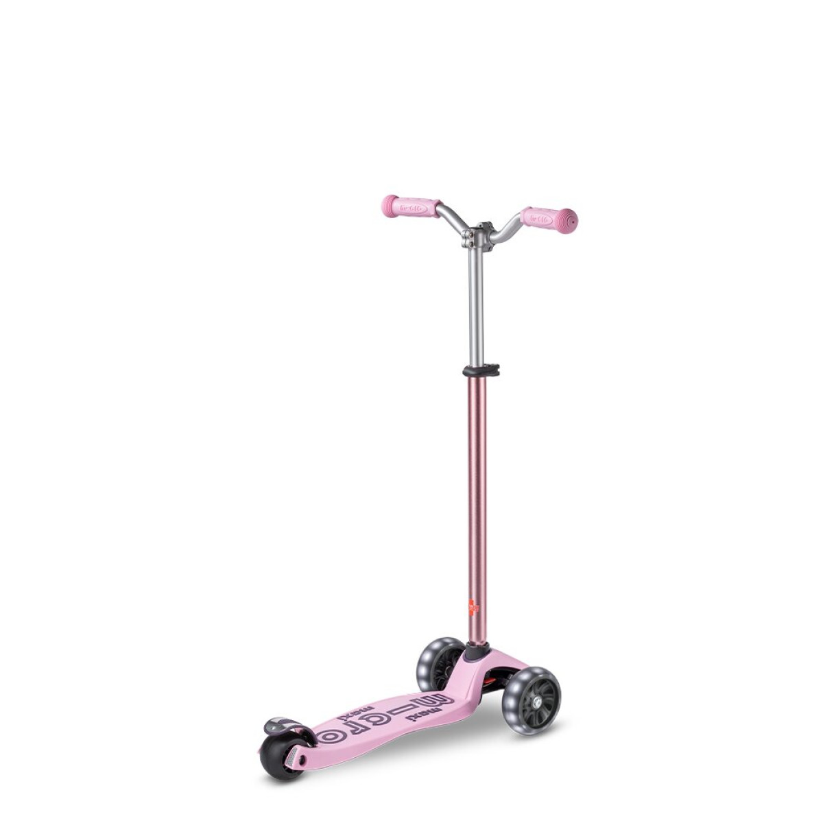 Maxi Micro Deluxe Pro LED tõukeratas | Rose
